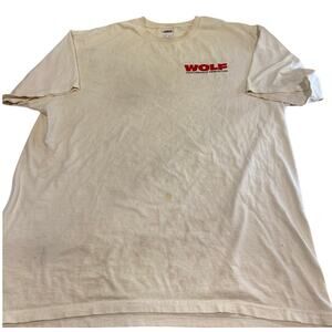 Vintage WOLF Performance Ammunition White T-Shirt Avil Size 2X